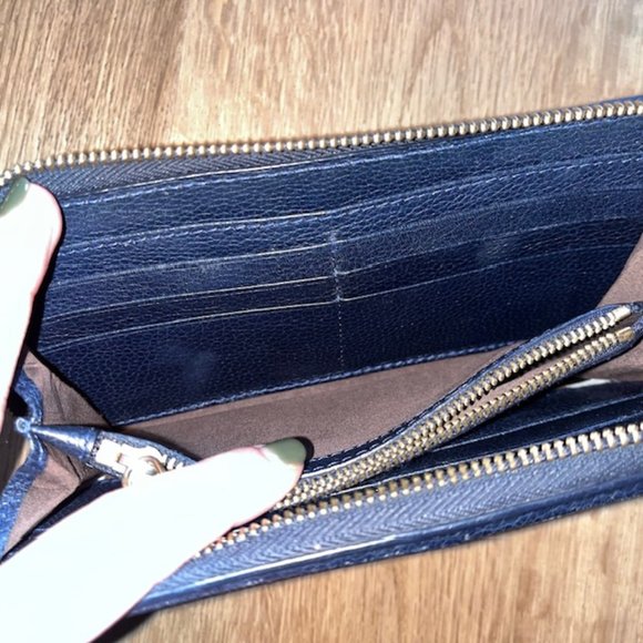 Chloe Wallet Navy Blue - Picture 3 of 7